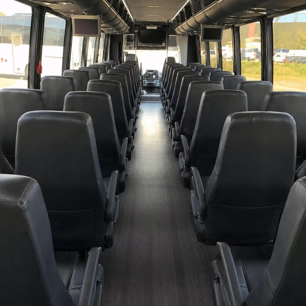 28 passenger minibus inside