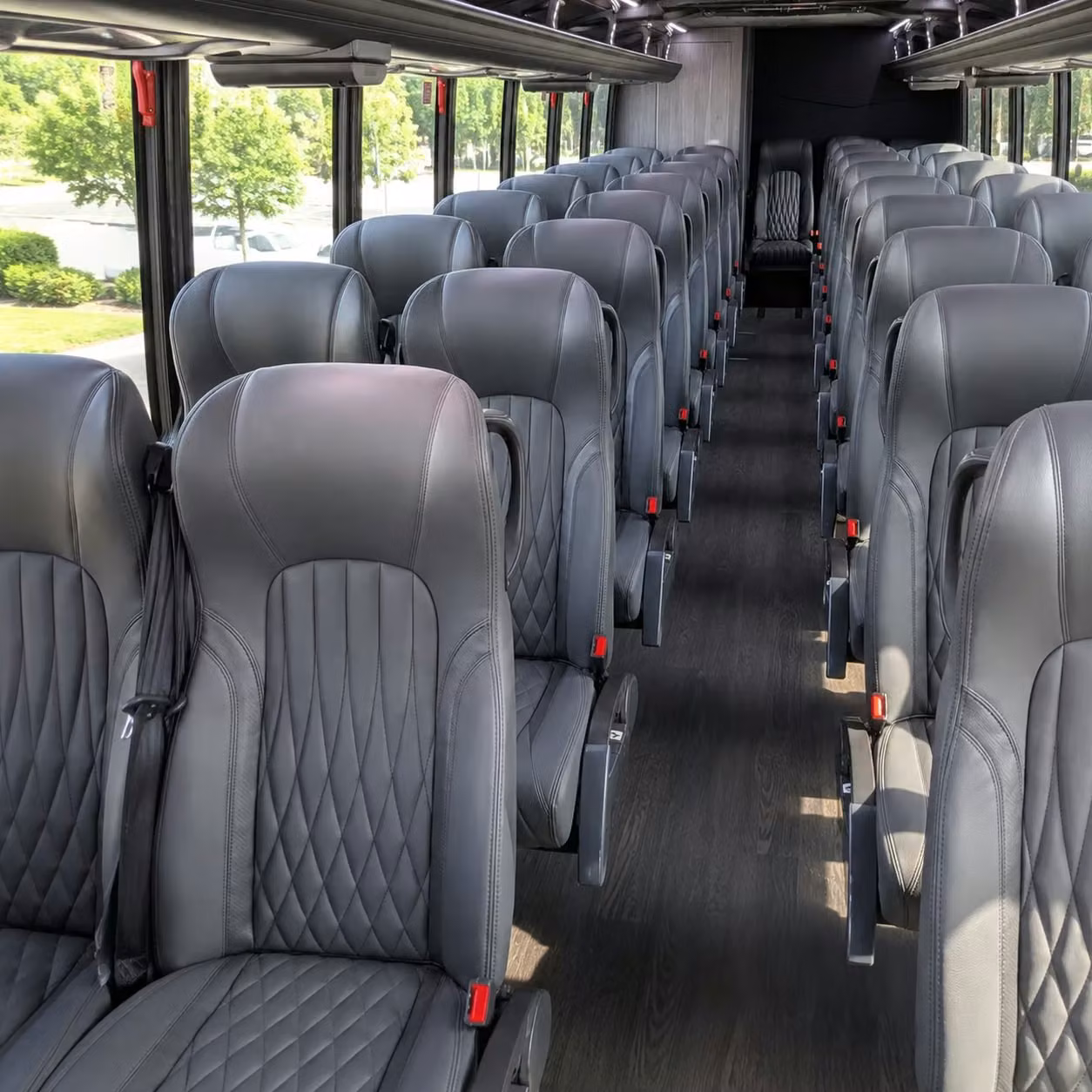 28 passenger minibus interior