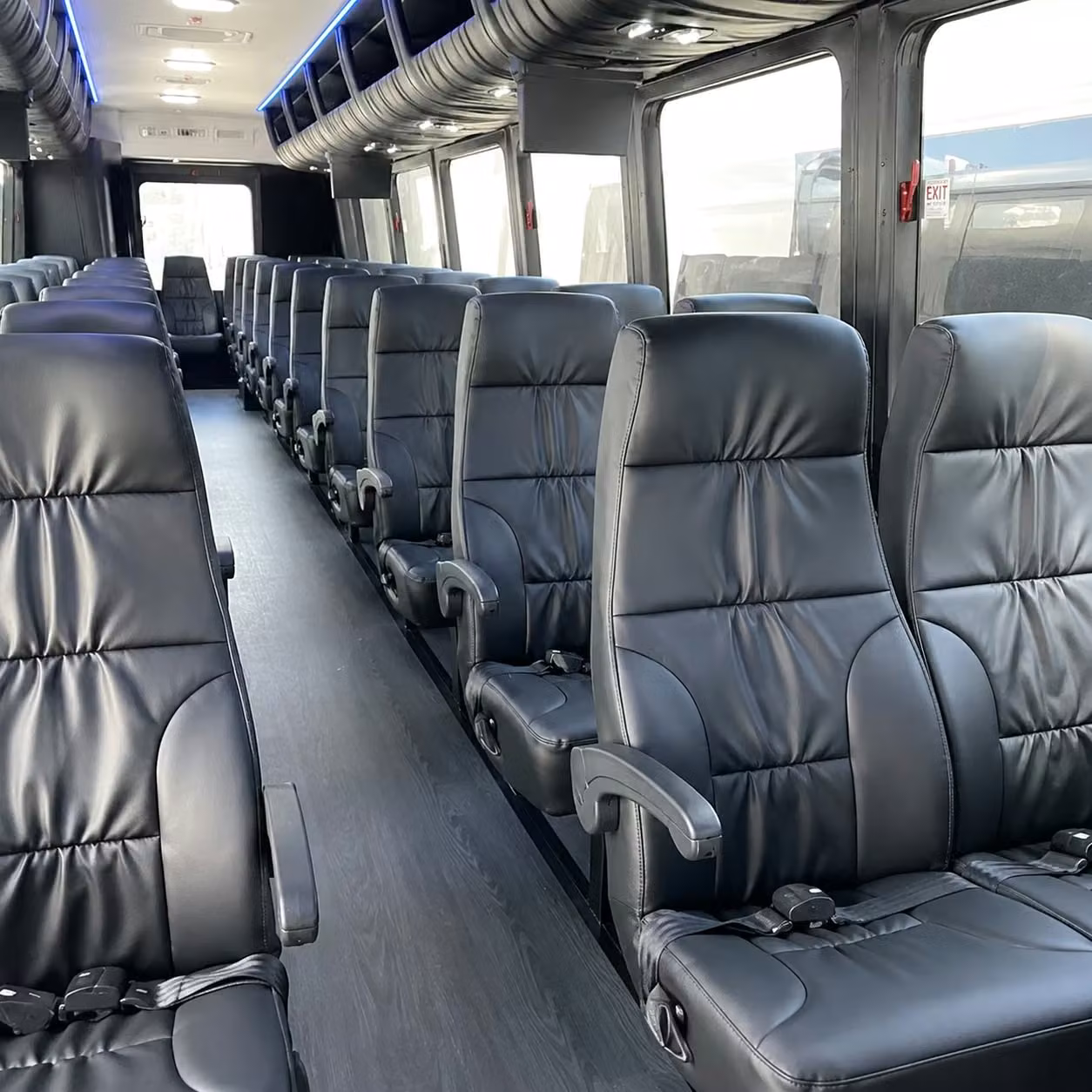 35 passenger minibus inside