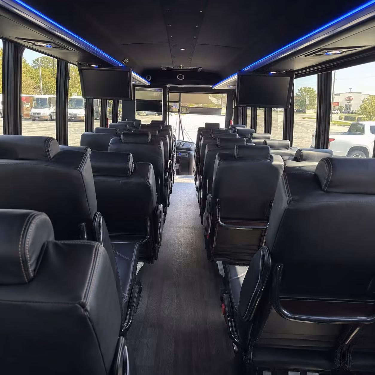 book prom minibus rentals for smaller charlotte groups heading to cabarrus or union county