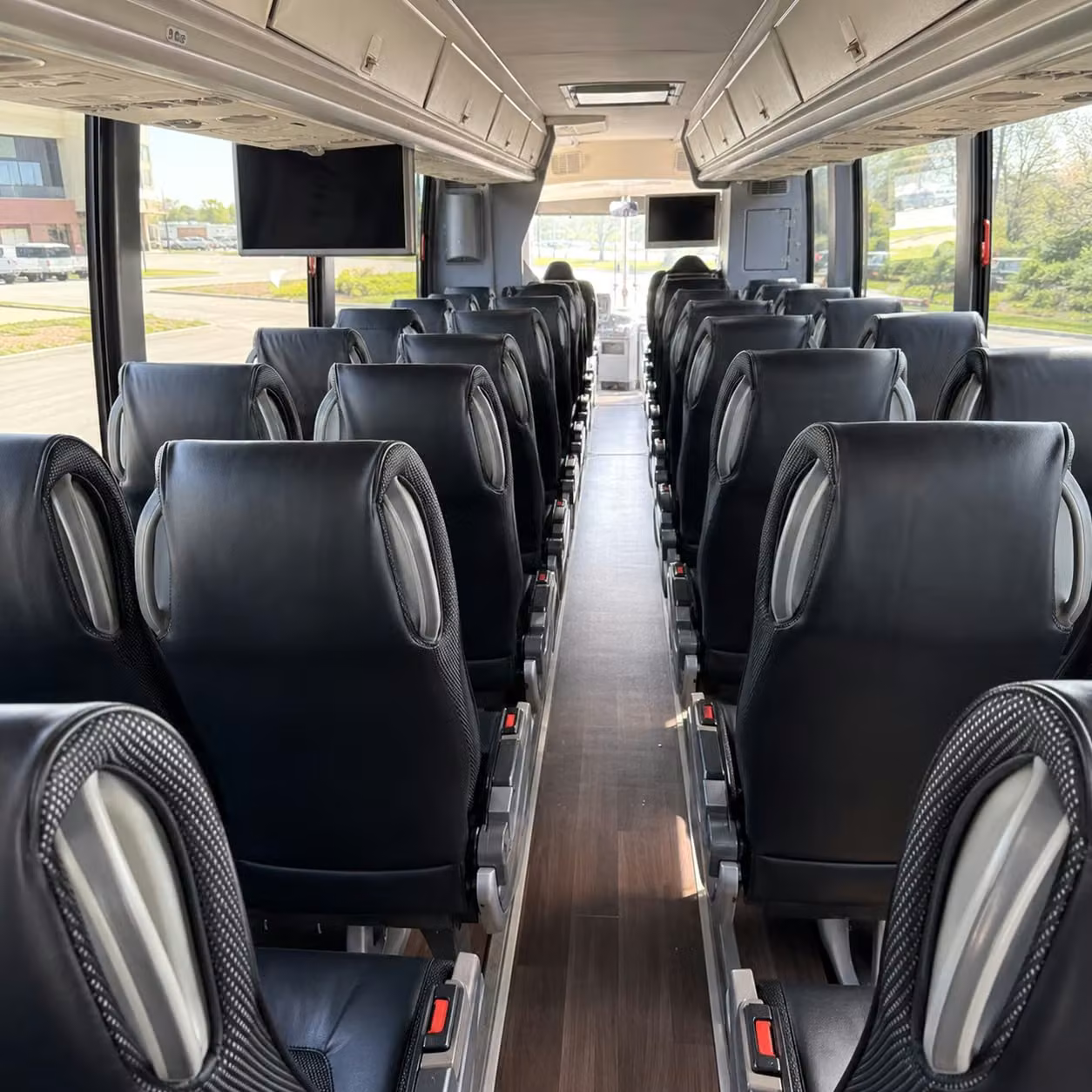 charlotte charter bus interior
